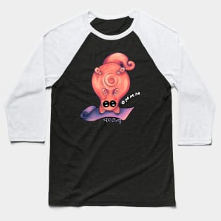 Yoga cat Baseball T-Shirt